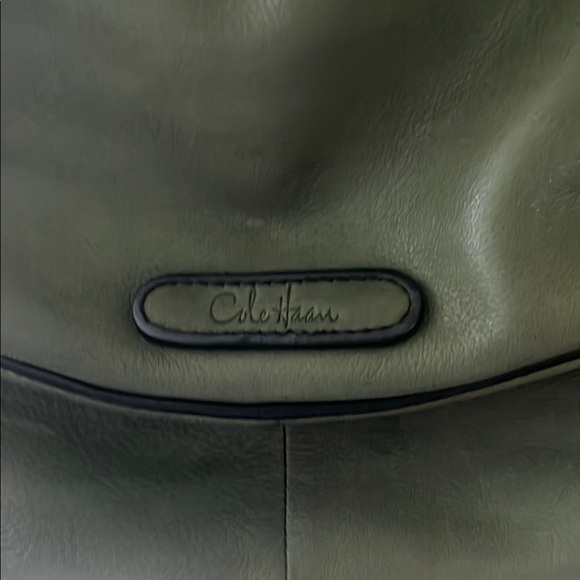 Green Leather Shoulder Bag/Cole Haan - Picture 2 of 9
